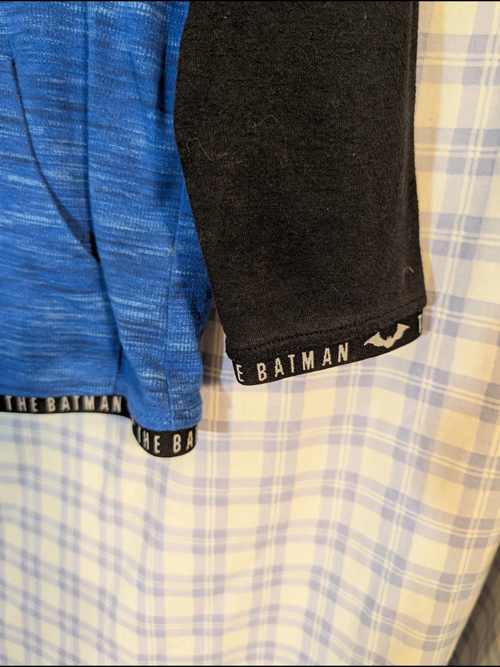 DC The Batman Logo Tee in Blue with Black Print